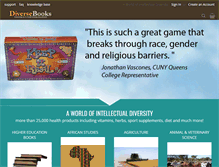 Tablet Screenshot of diversebooks.net